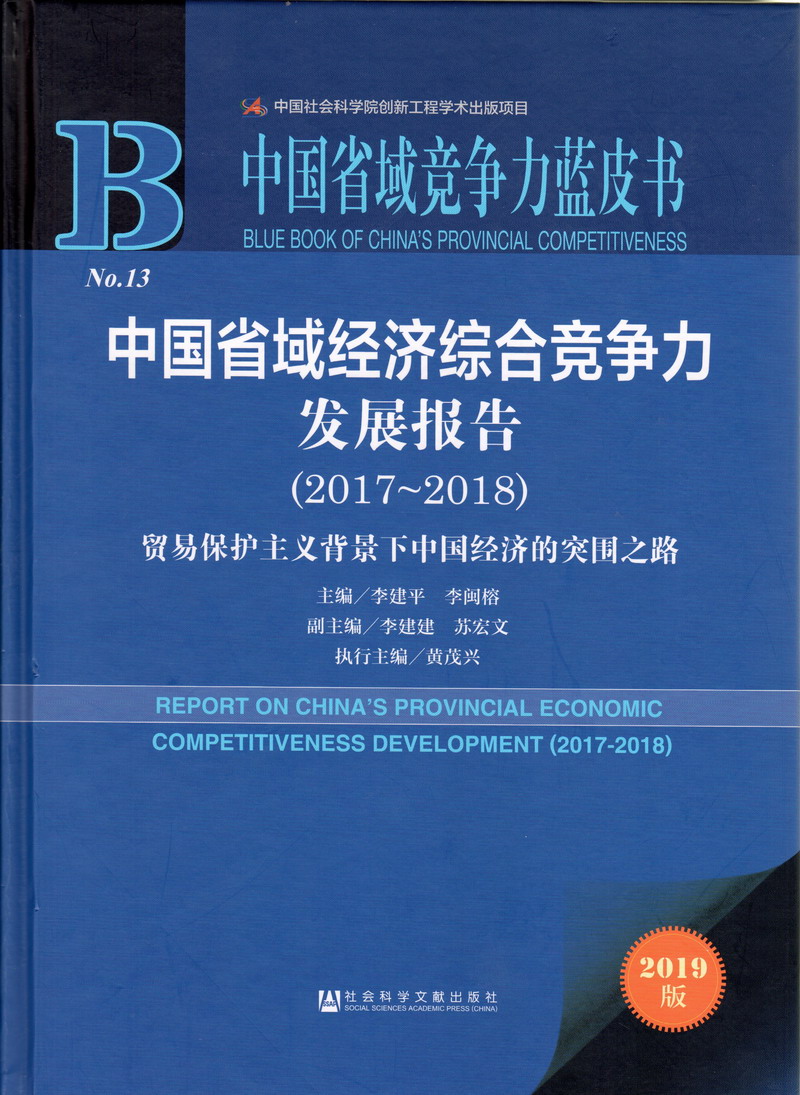 日屄视频黄片中国省域经济综合竞争力发展报告（2017-2018）